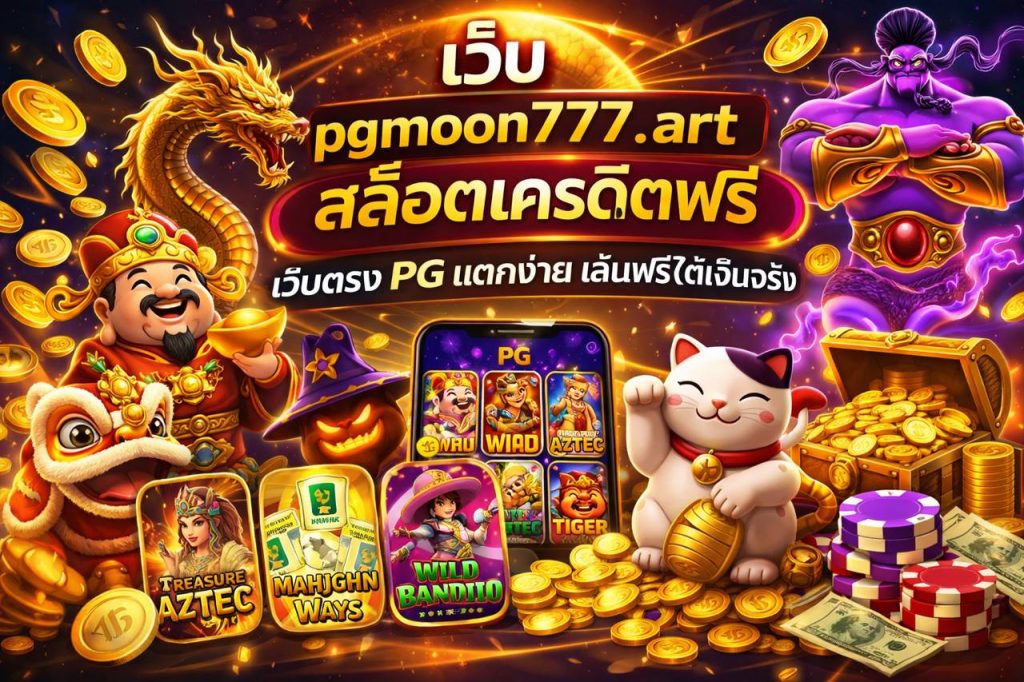 เว็บ pgmoon777.art สล็อตเครดิตฟรี